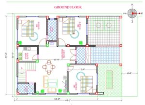 Floor Plan In Bangladesh 45 অল্প জায়গায় বাড়ির নকশা