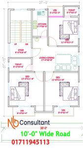 Floor Plan In Bangladesh 21 3 storey building Typical Floor Plan