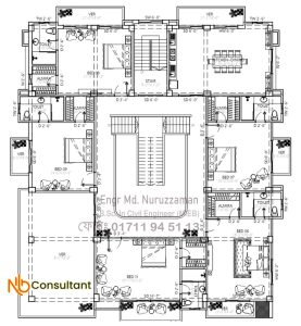 Floor Plan In Bangladesh 4 Duplex First floor plan in Bangladesh