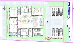 Floor Plan In Bangladesh 5 Modern-duplex-house-plans-in-Bangladeshh-Duplex-building-ground-floor-plan-view
