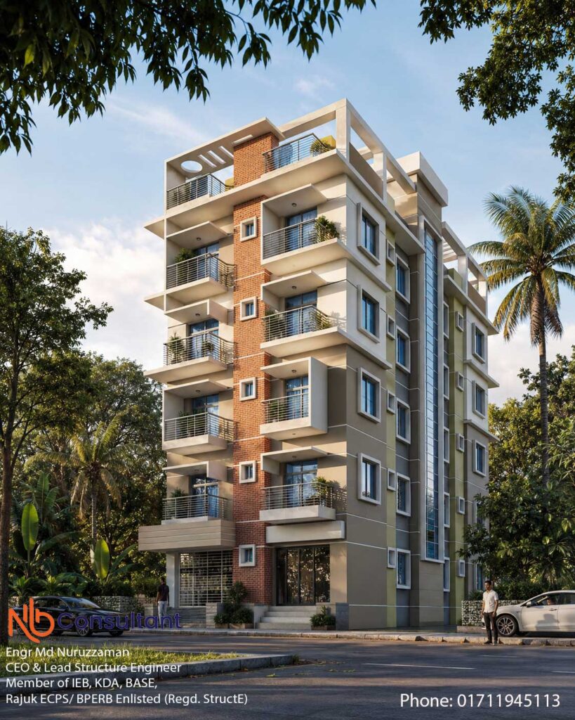 2 unit floor plan 2 bedroom with car parking at Jamalpur Sadar 1 2-unit-floor-plan-2-bedroom-with-car-parking-New Day view