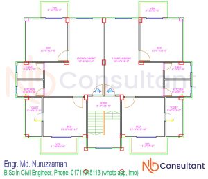 Floor Plan In Bangladesh 47 Ground floor plan Modern 4 storey building design