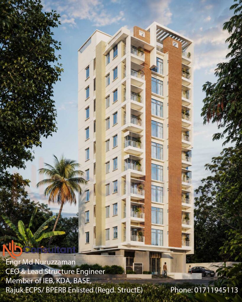 10 Storey Apartment Building Design 3 10-Storey-Residential-Building-3D-view