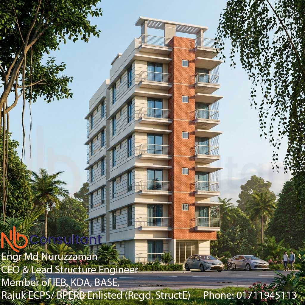 Ultimate Guide to 6 Storey Residential Building Design 2 6 storey residential building design Day veiw