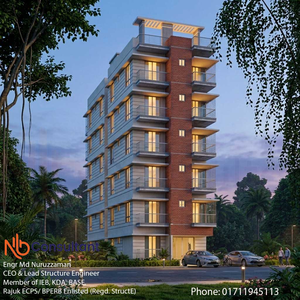 Ultimate Guide to 6 Storey Residential Building Design 1 6 storey residential building design evenign veiw