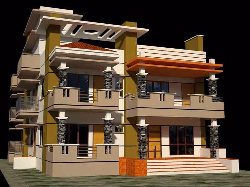 ডুপ্লেক্স বাড়ির ডিজাইন, Duplex House Plan