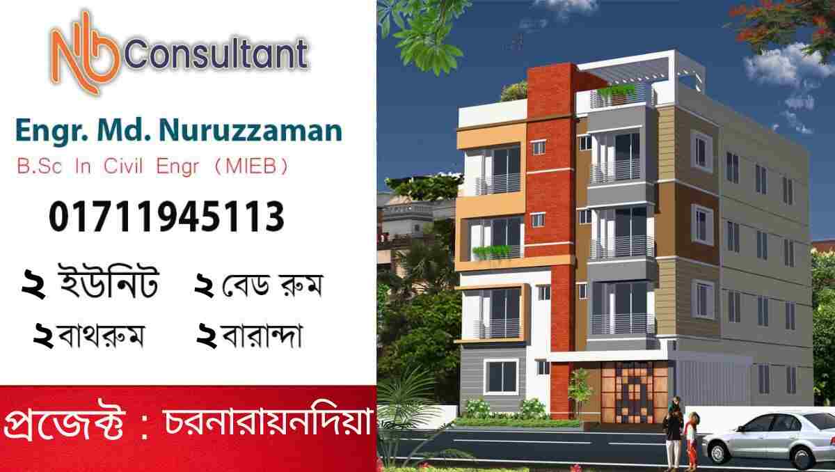 নিচ তলা ৫৫x৩৭ ফুট দুই রুম দুই ইউনিট