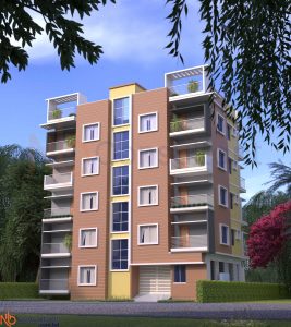 Home Plan, Home Design, 5 Storied Home Design at muksudpur, ৫ তলা বাড়ির ডিজাইন মুকসুদপুর