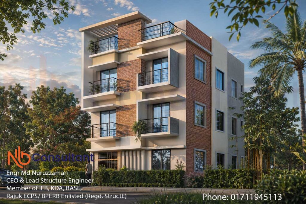 3 storey building at Patuakhali 3 bed 2 veranda-thumbnil