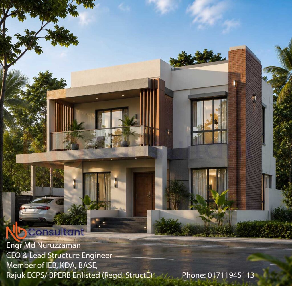 5 bedroom duplex house design in village eye catching home design