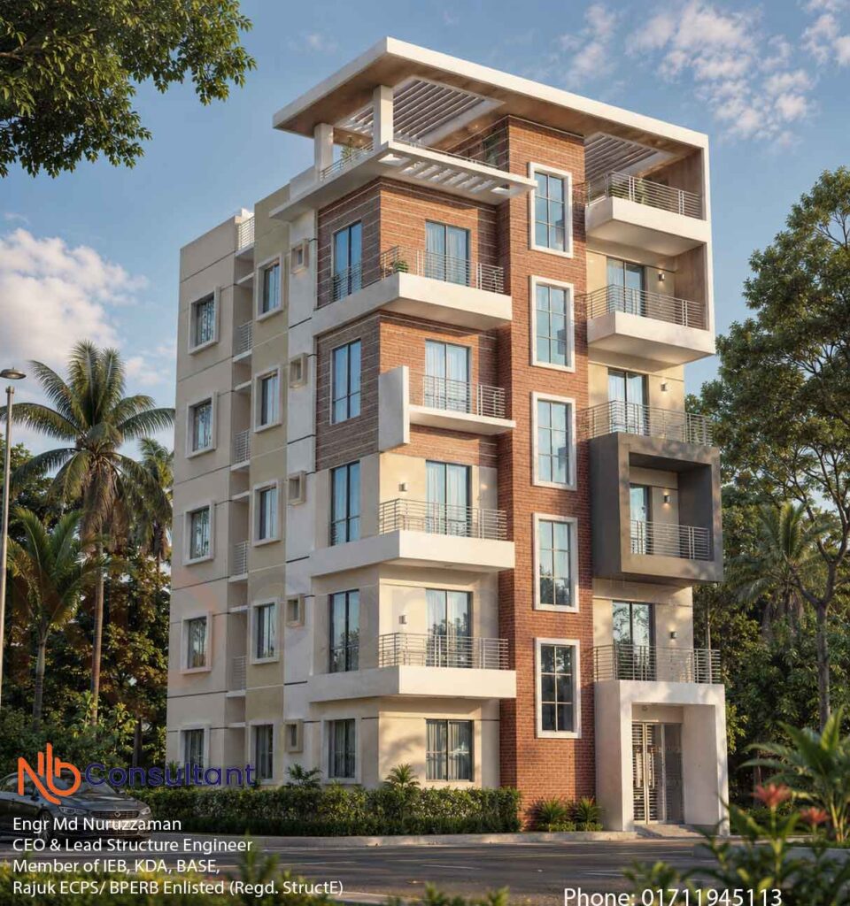 5th floor building design 1 5th floor building design Front Elevation