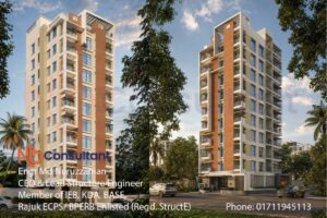 10 Storey Apartment Building Design Floor Plan 4 bed and 4 toilet thumbnil